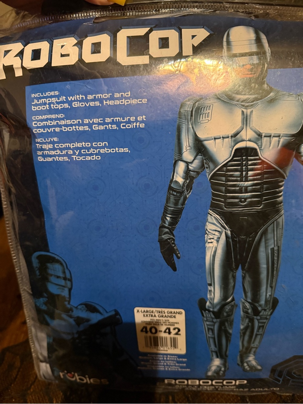 New Robocop Silver Armor Costume